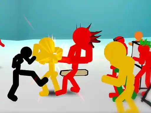 Lucha callejera de Stickman