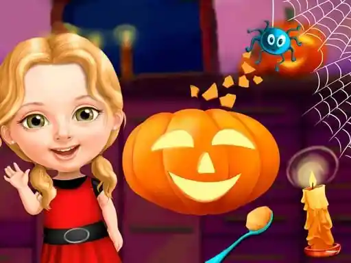 Game: Dulce niña divertida de Halloween