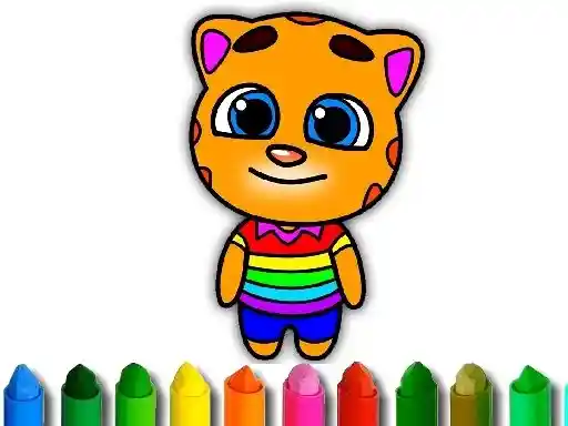 Game: Libro para colorear de Talking Tom
