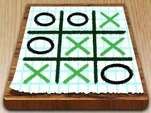 Game: Nota de papel de Tic Tac Toe