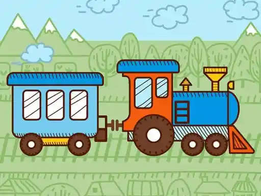 Game: Trenes para colorear para niños