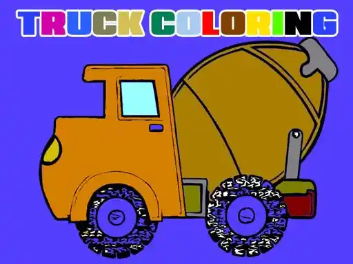 Game: Libro para colorear de camiones