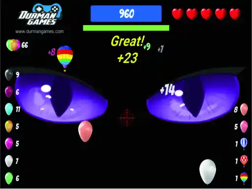 Game: Disparo de Globos Espeluznantes