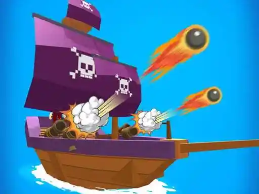 Arena de guerra de barcos de batalla