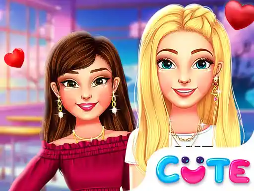 Game: Mejores amigas en la escuela secundaria: Primer look para una cita