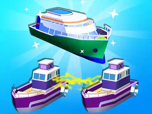 Game: Carrera de fusión de barcos