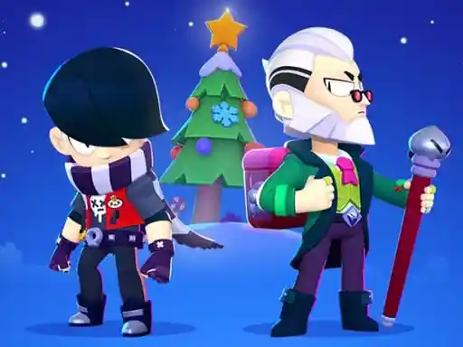 Game: Brawl Stars Navidad para colorear