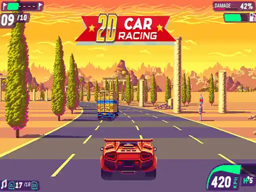 Game: Carrera de coches 2D