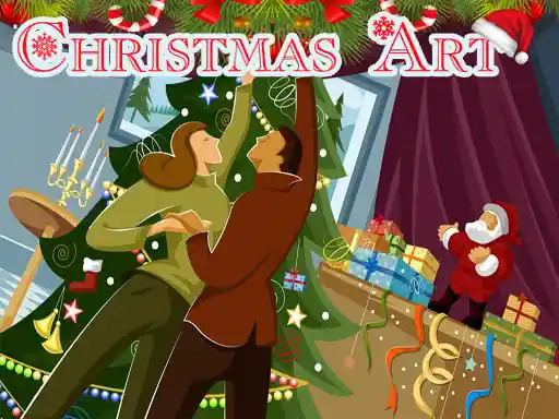 Game: Christmas Art 2019 Slide