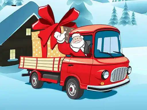 Game: Rompecabezas de vehículos navideños