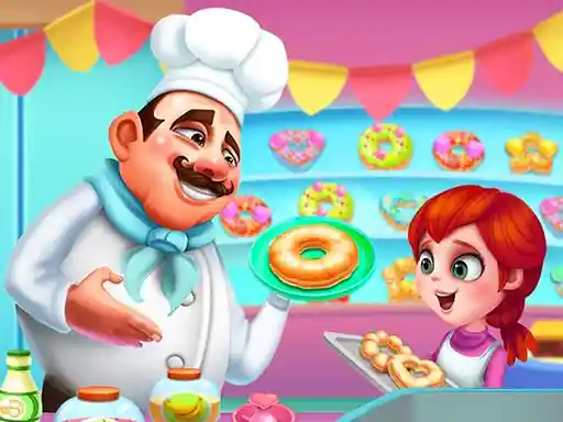 Juego de cocina de donuts