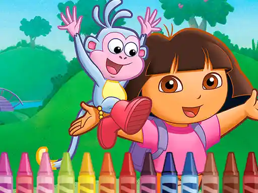 Game: Dora la Exploradora 4 para colorear