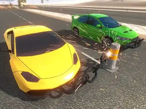 Game: Conduce un coche encadenado en 3D