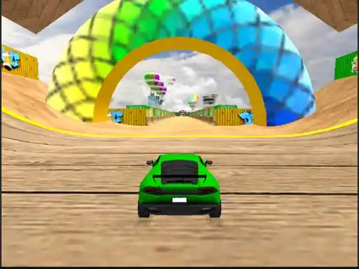 Game: Carrera de acrobacias extremas en mega rampas de autos locos.