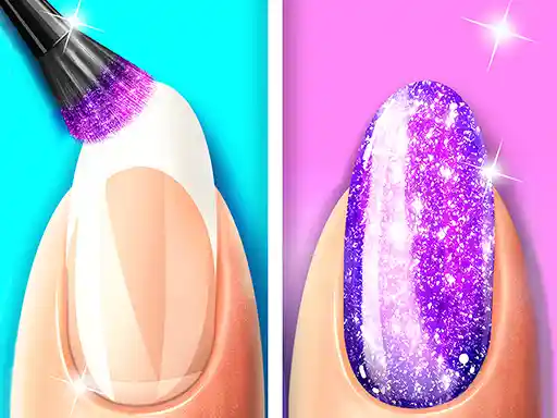 Game: Salón de belleza de moda para maquillaje y uñas.