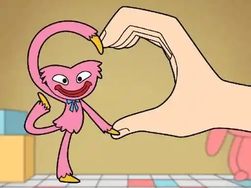 Game: Monstruo de Corazón con los Dedos Recargable