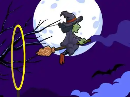 Game: Bruja voladora de Halloween