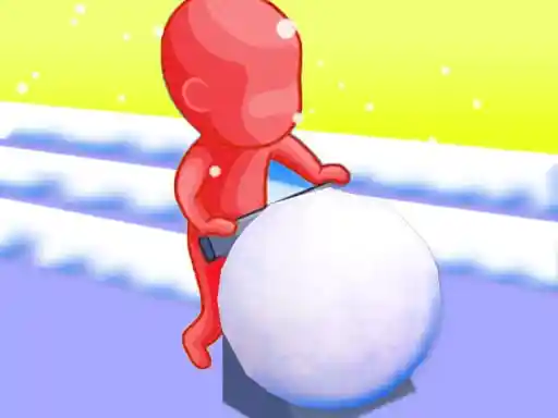 Game: Carrera de Bolas de Nieve Gigantes