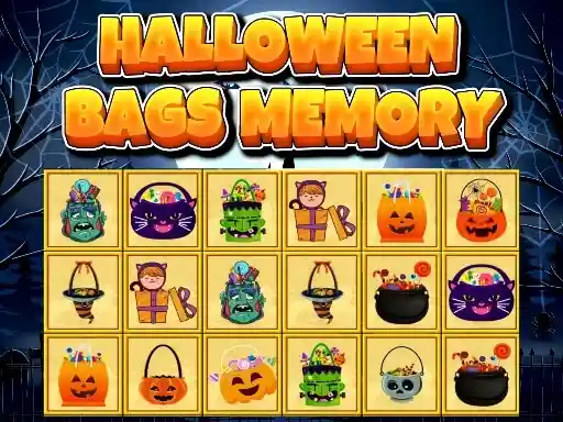 Game: Bolsas de Halloween de Memoria