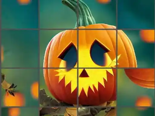 Game: Halloween Clicker Puzzle se traduce como Rompecabezas de Clics de Halloween.