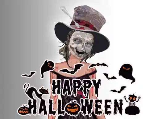 Game: Chica de Halloween vistiendo