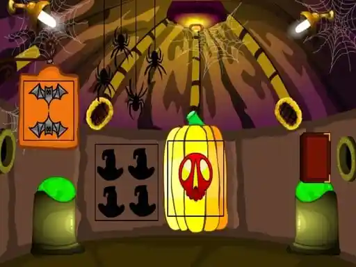 Game: Escape del pueblo de Halloween.
