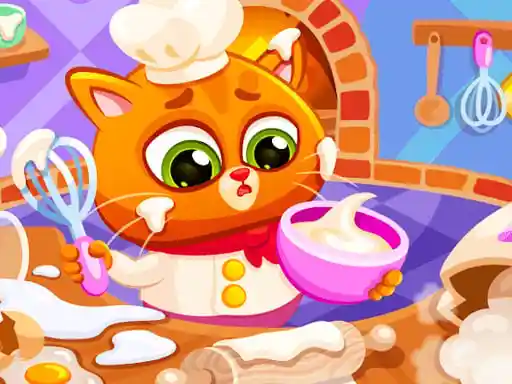 Game: Lovely Virtual Cat At Restaurant
