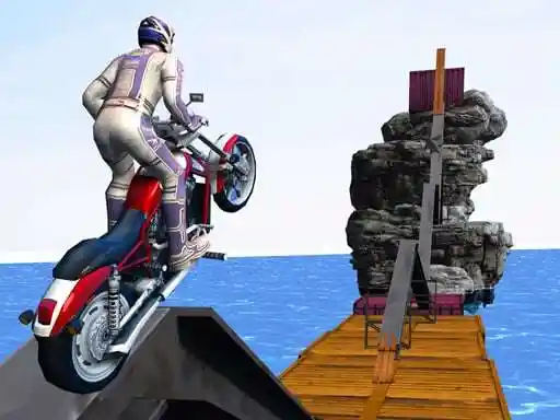Simulador de acrobacias en moto 3D