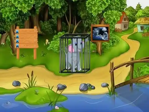 Game: Rescatar al elefante bebé