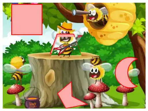 Game: Formas rompecabezas de insectos
