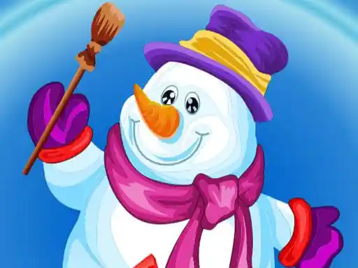 Game: Vestir al muñeco de nieve