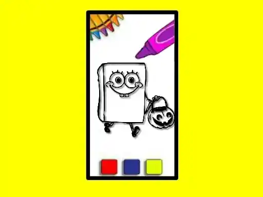Game: Libro de colorear de Halloween de Bob Esponja