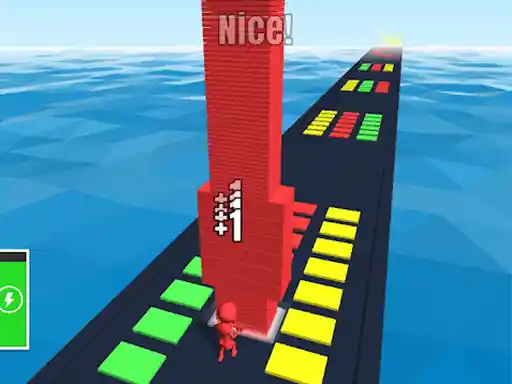 Game: Torre de Pilas de Colores en Carrera