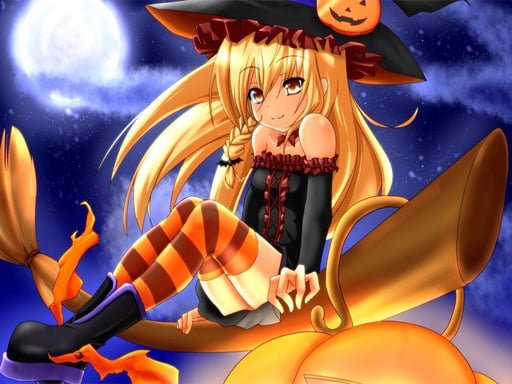 Play: Anime Halloween Jigsaw Puzzle 2 Img
