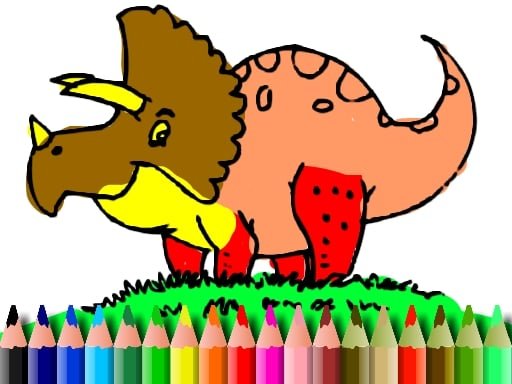 Play: BTS Dinosaur Coloring Book Img