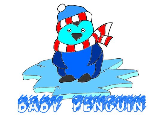 Play: Baby Penguin Coloring Img