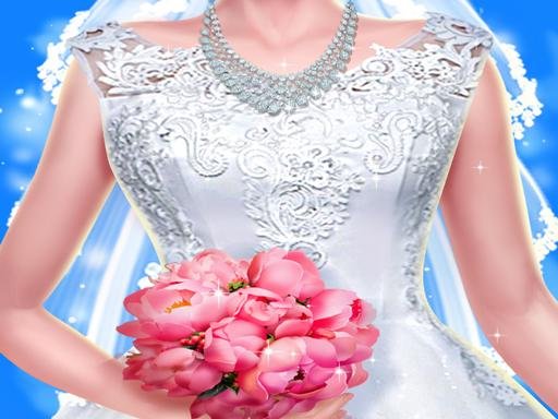 Play: Bride y Groom Dressup  Dream Wedding game online Img