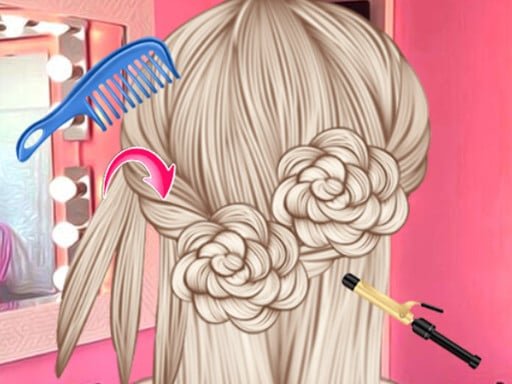 Play: Bride Wedding Hair Design Img