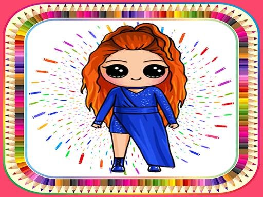 Play: Coloring Book Game To Draw a Cute Creative Dolls Img