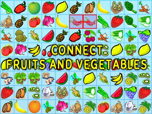 Play: Connect Fruits and Vegetables Img