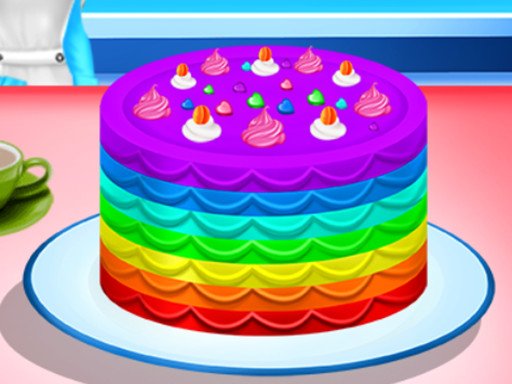 Play: Cooking Rainbow Cake Img