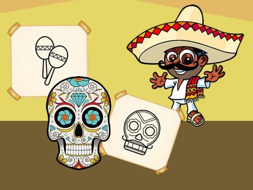 Play: Crazy Mexican Coloring Book Img