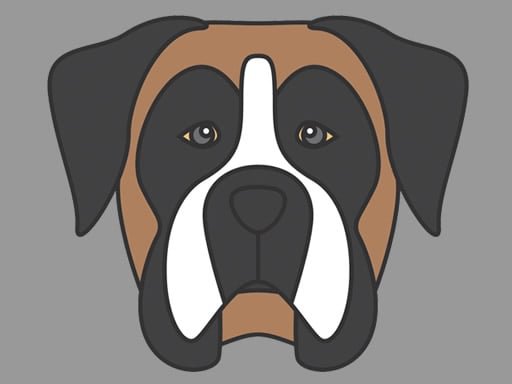 Play: Doggy Face Coloring Img