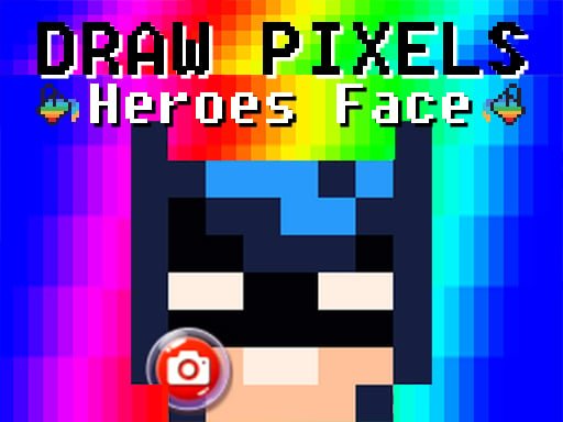Play: Draw Pixels Heroes Face Img