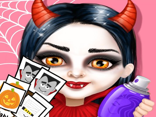 Play: Halloween Girls  Memory Game Img