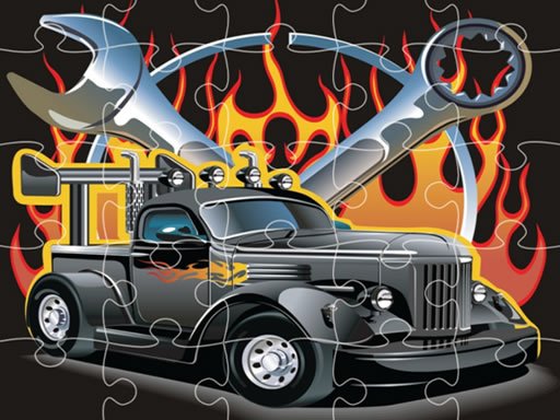 Play: Hot Rod Jigsaw Img