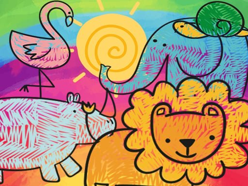 Play: Little Animals Coloring Img