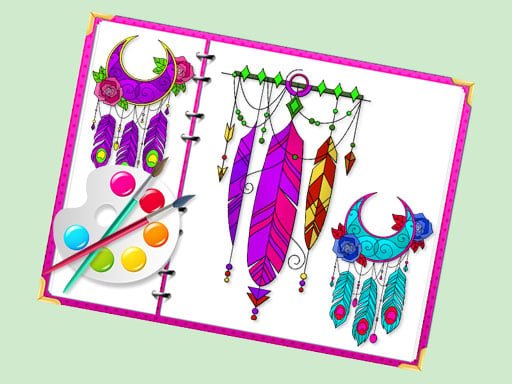Play: Miraculous Dream Catcher Coloring Book Img
