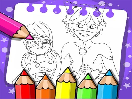 Play: Miraculous Ladybug Coloring Book Img