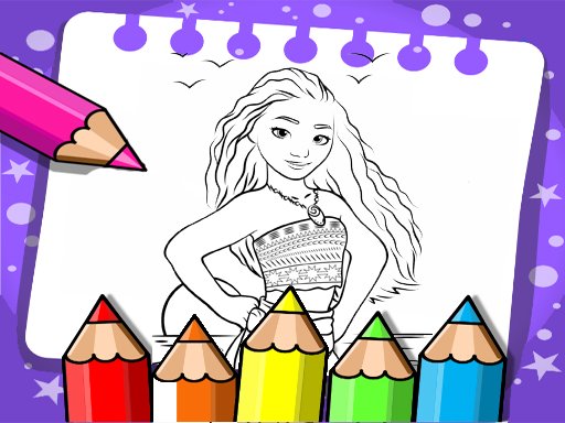 Play: Moana Coloring Book Img
